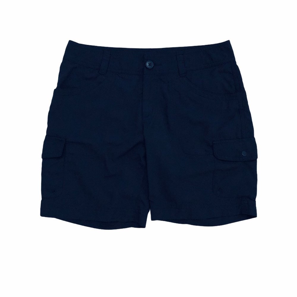 COLUMBIA Women's Navy Outdoor Shorts 4